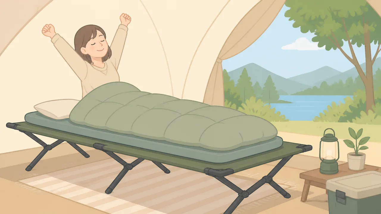 キャンプで眠れない方へ コットとマットの組み合わせと選び方