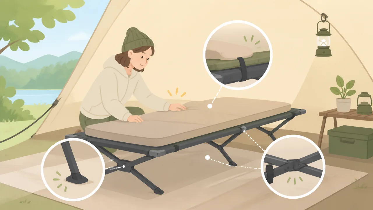 キャンプで眠れない方へ コットとマットの組み合わせと選び方
