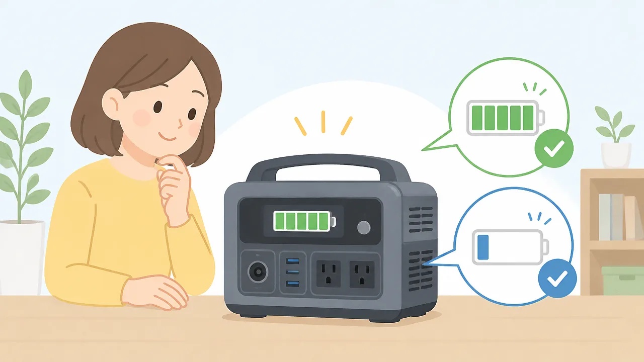 ポータブル電源が充電できないときは?0%放置後の復活方法