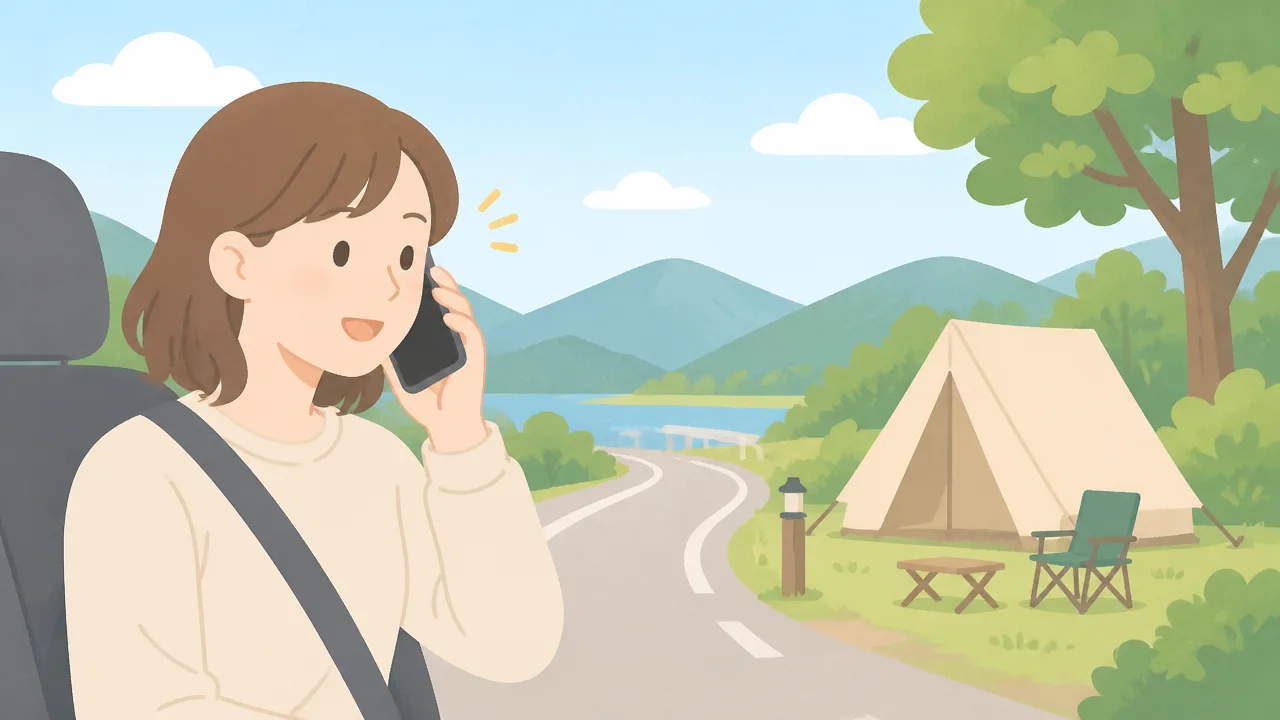 キャンプ場のチェックインに遅れるときは?連絡のタイミングと伝え方